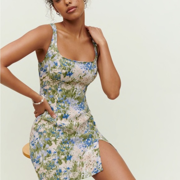 Reformation Noha Dress Hillside - Picture 2 of 10